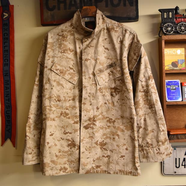 미해병대 오리지널 데저트 MARPAT 전투복 상의 SR