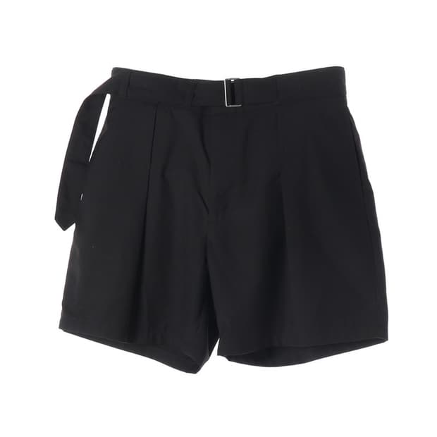 유니폼브릿지 블랙 버클 디테일 쇼츠 M