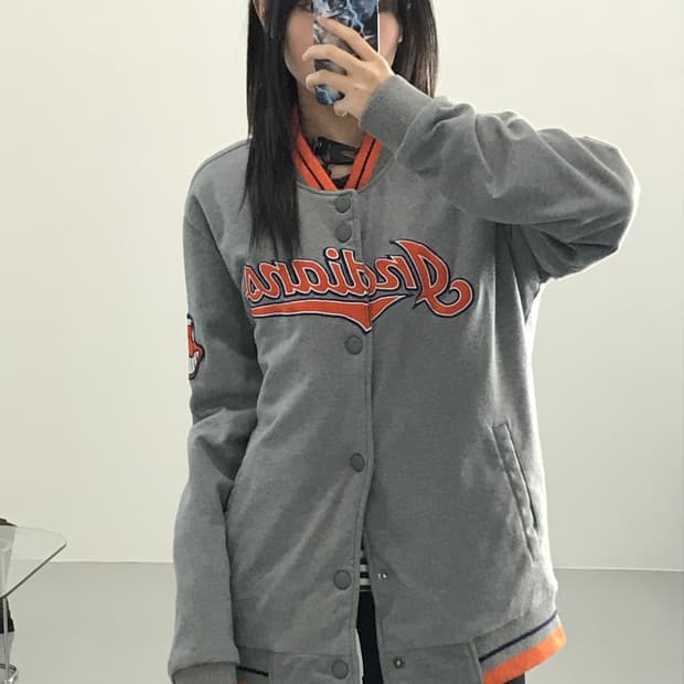 MLB 인디언스 바시티자켓