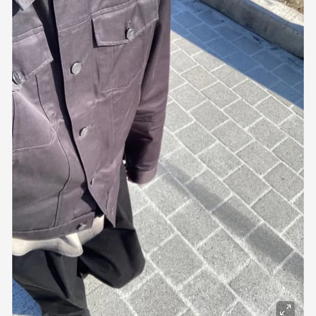 아이돈워너셀 트러커 자켓 차콜 50 (L)