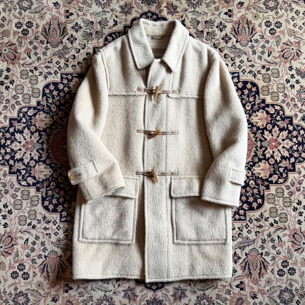 아뇨나 알파카 모헤어 더플코트 100