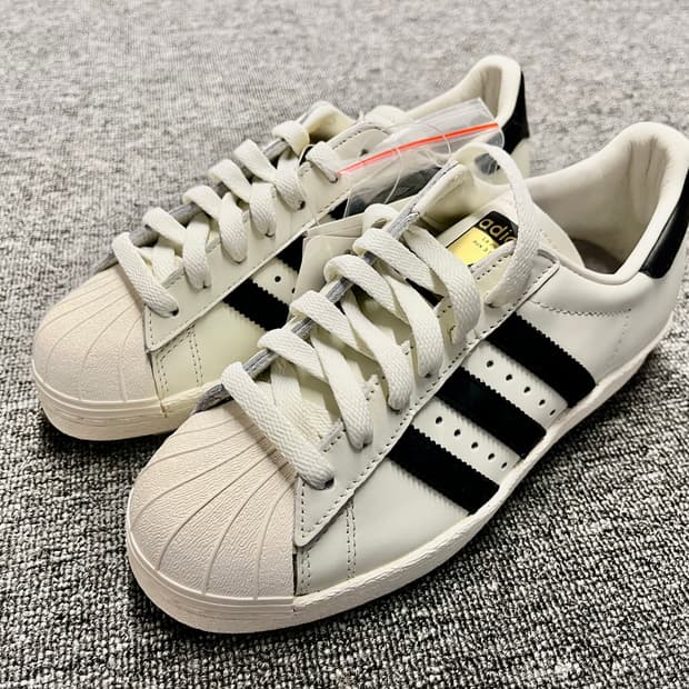 [220] 아디다스 슈퍼스타 80s 디럭스 빈티지화이트블랙 새제품 