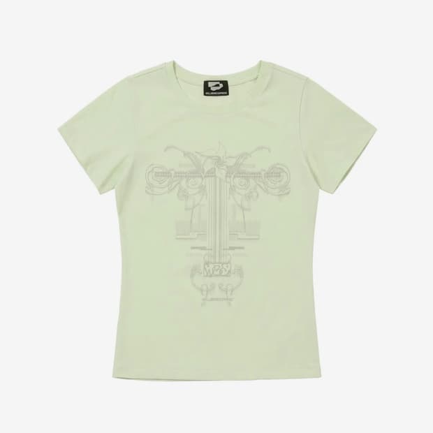 웰빙익스프레스 Flower tatto tee mint 