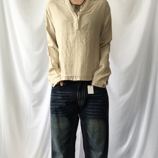 Henry neck pk sleeve