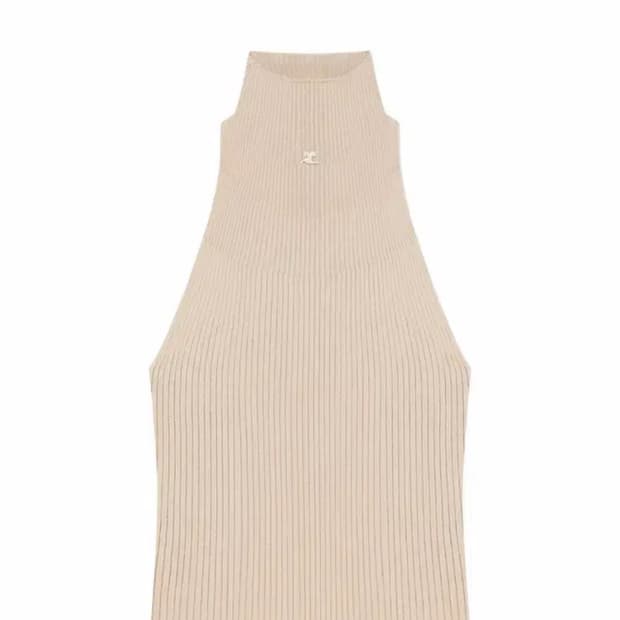 꾸레주 골지 니트 탱크탑