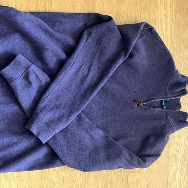 폴로 반집업 자켓