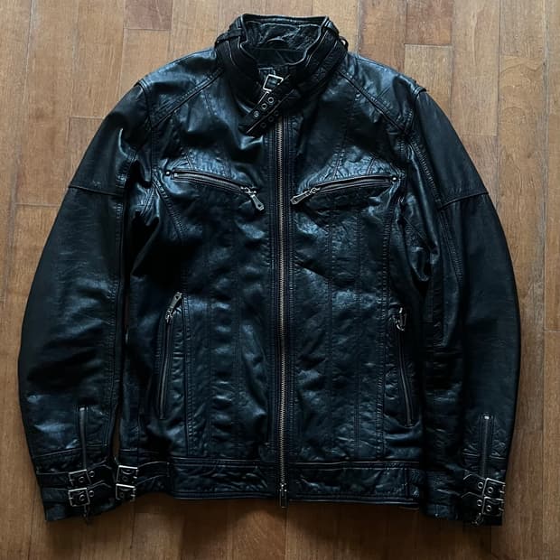 In the attic leather jacket