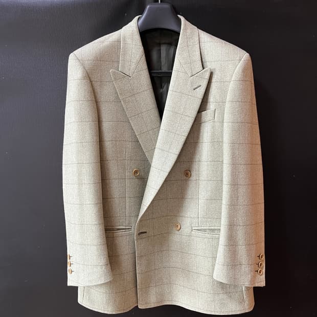Missoni Ummo 미쏘니 캐시미어 울 트위드 더블 자켓 Made i