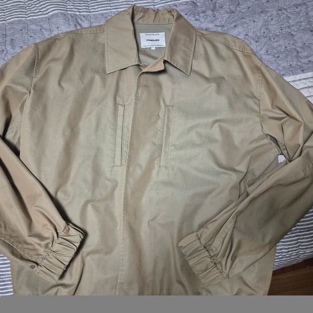 비바스튜디오 코튼 블루종 자켓 해링턴 스윙 워크