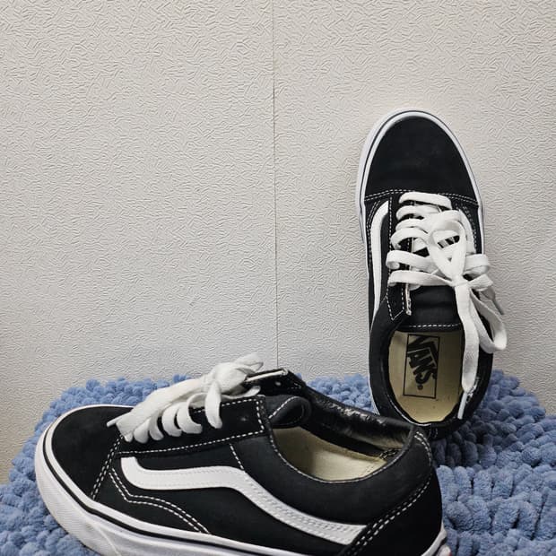 Vans Old Skool 반스 올드스쿨 블랙 스니커즈  240