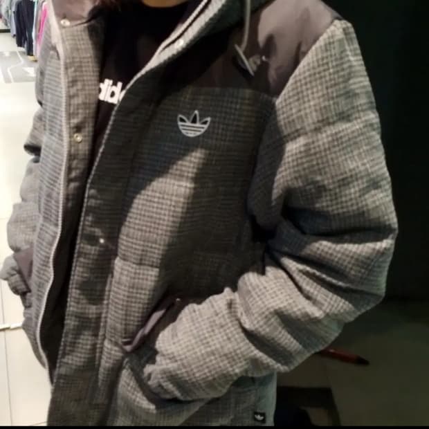 아디다스 오리털 겨울 패딩 남자95