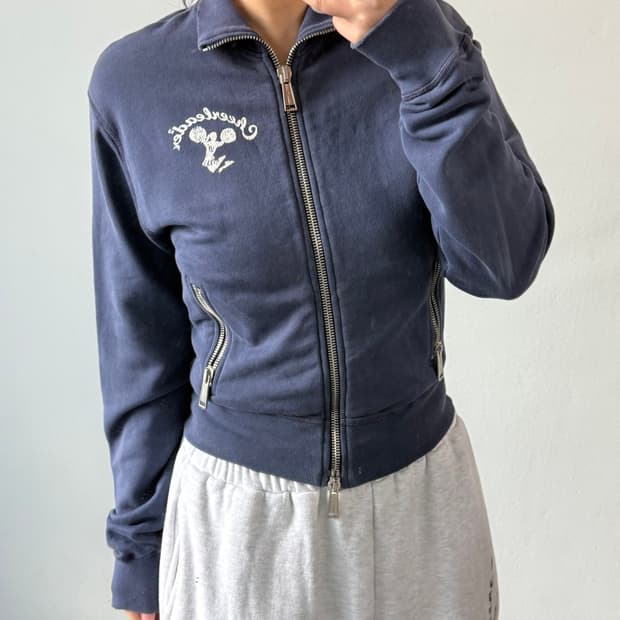 [XS] 디스퀘어드 네이비 집업 자켓