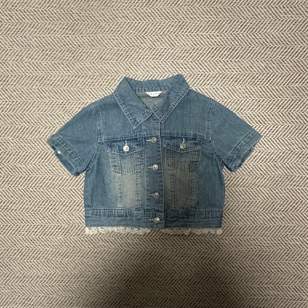 COLZA lace denim jacket