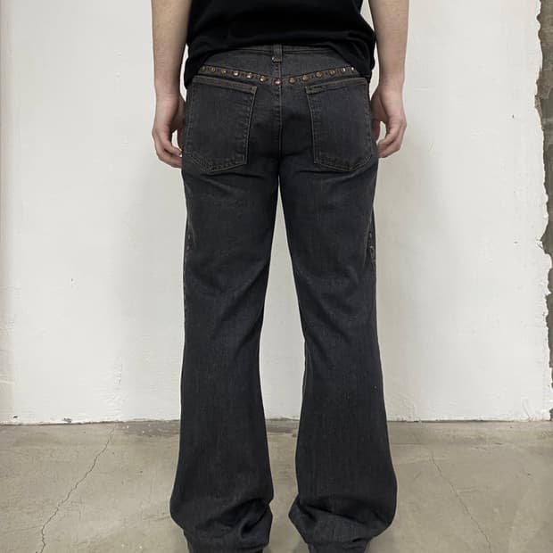 모스키노 스터드 플레어 팬츠