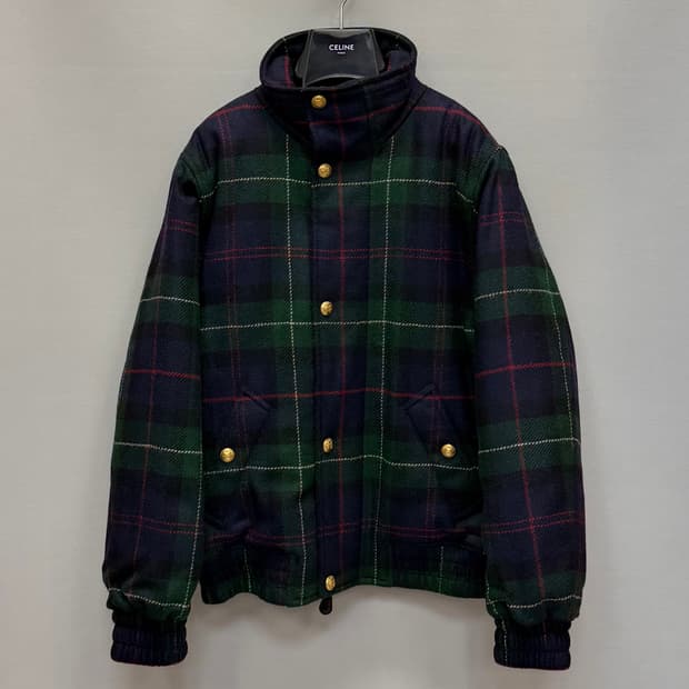 셀린느 타탄 울 오버사이즈 퀼티드 자켓 ( 44~55 )