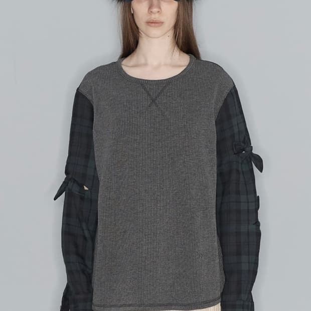 오픈와이와이 openyy 셔츠 슬리브 노트 탑