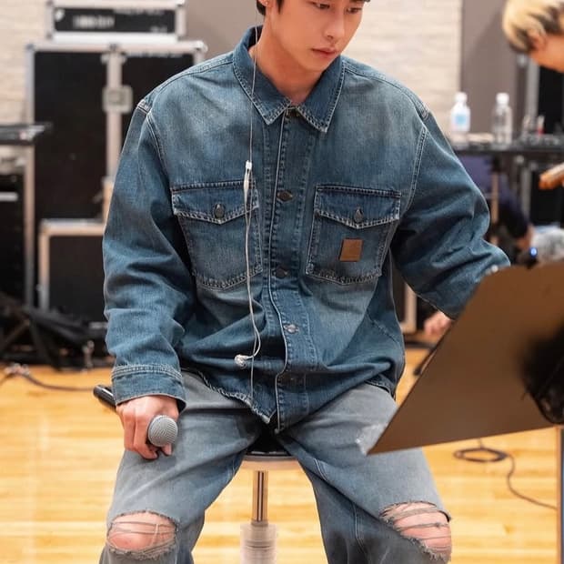 칼하트 윕 링컨 데님 셔츠 자켓