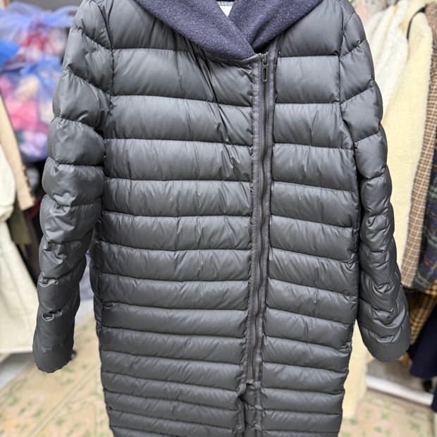 D'deMOO 여성 패딩 S 차콜색