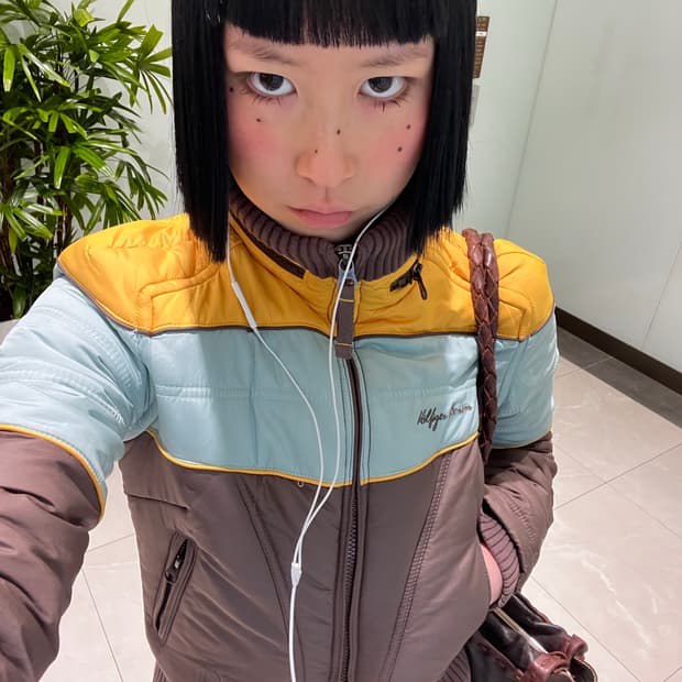 타미힐피거 브라운 경량 자켓