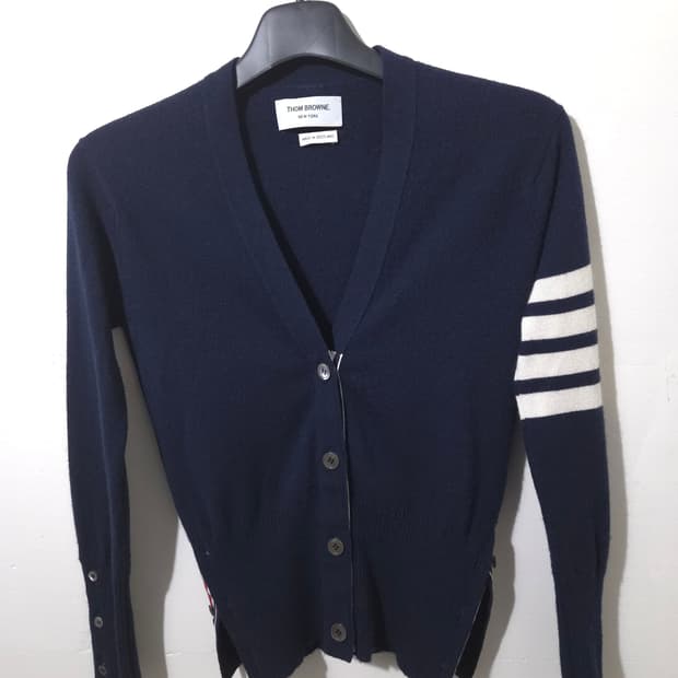[새상품급 , 42Size] 톰브라운 여성 풀 캐시미어 가디건 
