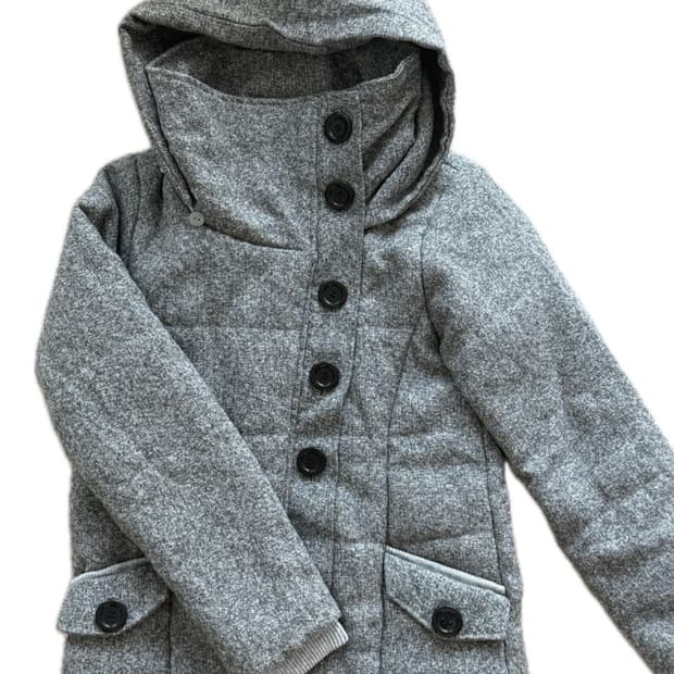 빈티지 아카이브 하이넥 그레이 패딩 파우닝133큐빈티지샵오공이레이어룸