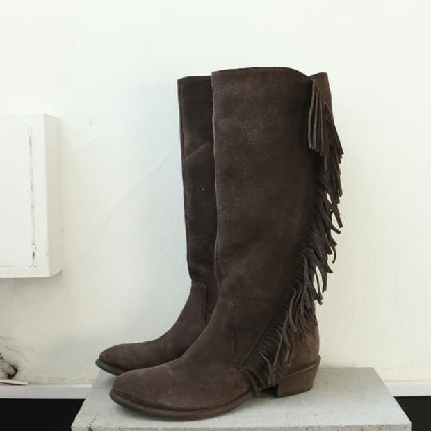 Roper 프린지 스웨이드 부츠 
