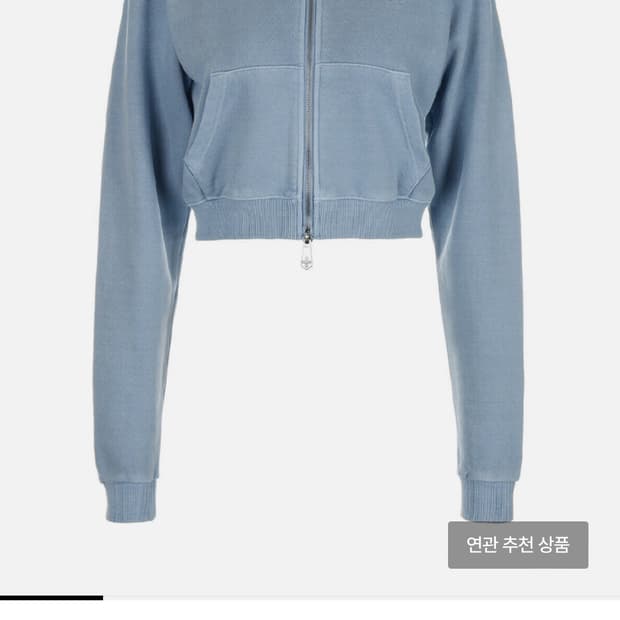 써저리 surgery) women retro hood jacket sky
