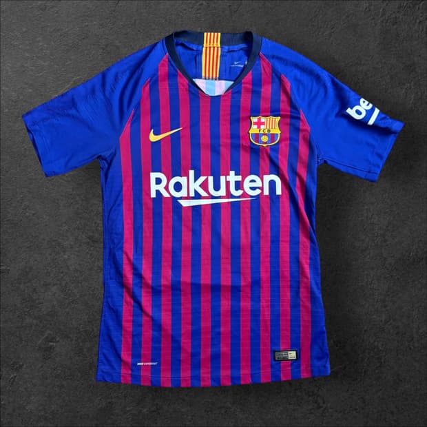 18-19 나이키 바르셀로나 어센틱 홈 유니폼 #10 메시