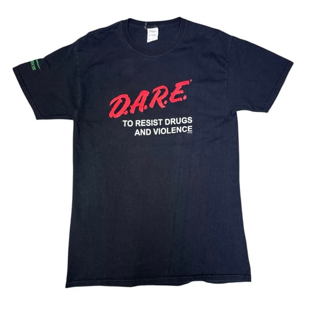 빈티지 DARE 슬로건 프로모션 티셔츠 M