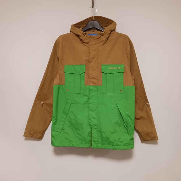 아디다스 배색 바람막이
