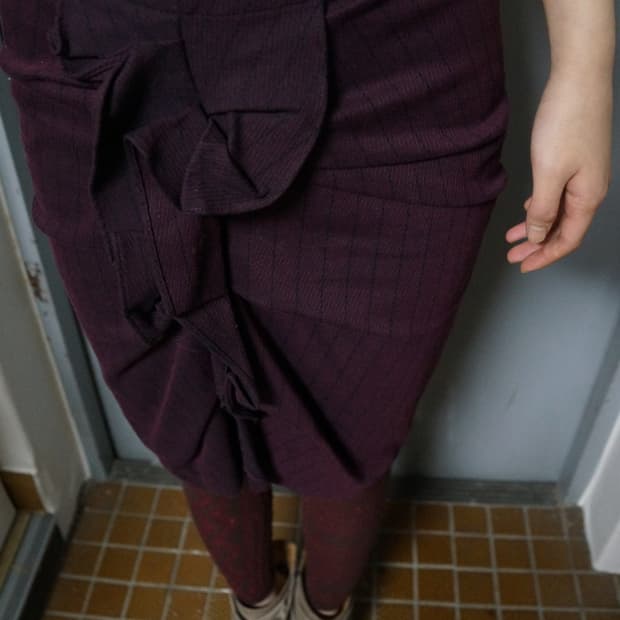 이자벨 마랑 에뚜왈 드레이프 펜슬 스커트