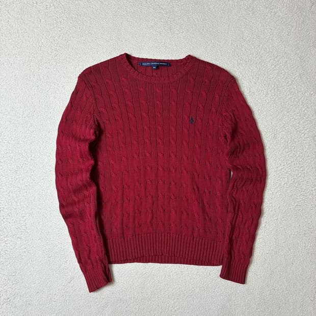 폴로 랄프로렌 00's 꽈배기 니트 PN7645