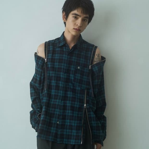 (3)Philtheory 25AW 스트링 집 셔츠