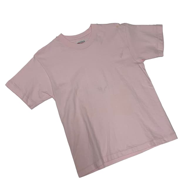 헤인즈 비피(Hanes Beefy-T) 빈티지 핑크 반팔 티셔츠