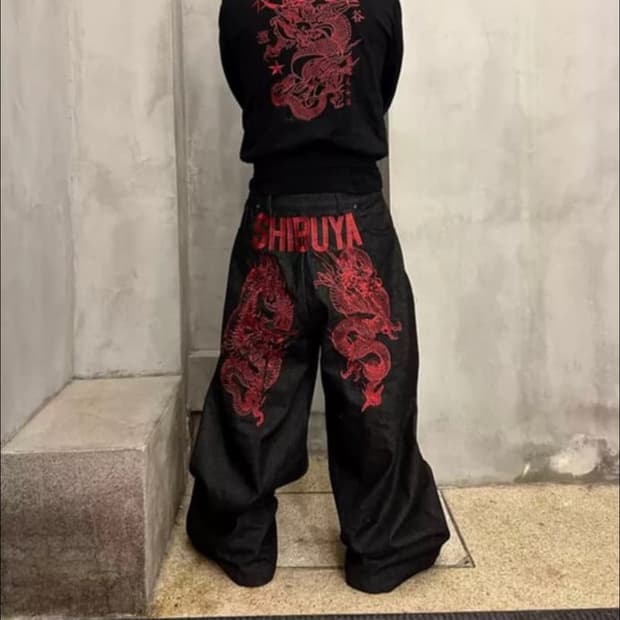 kuas) 시부야 드래곤 팬츠