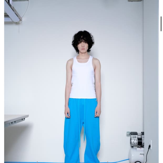 온리 스웻팬츠 와이드 스웻팬츠