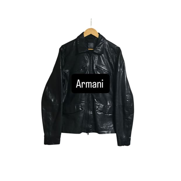  Armani Exchange 가죽자켓