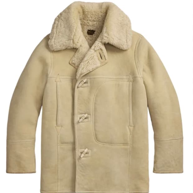 새상품 RRL 무스탕 라지 