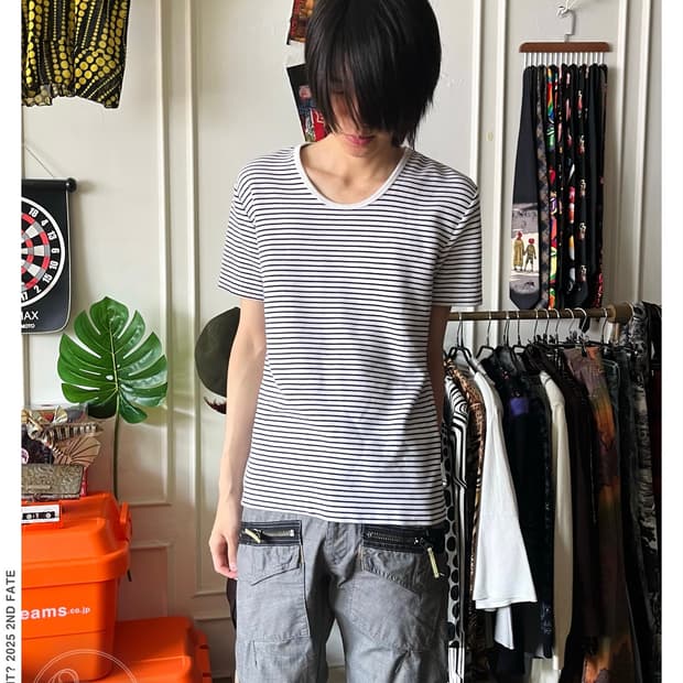 90-00‘s NICOLE CLUB FOR MEN Stripe T