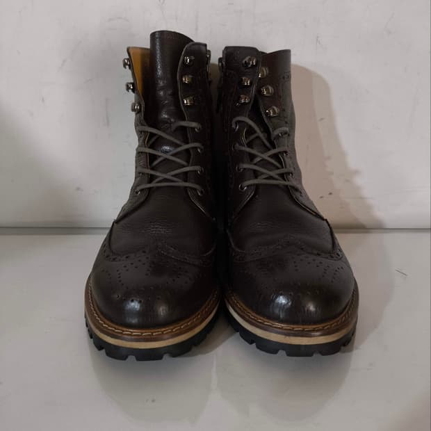 245mm 조앤슈 통가죽 윙팁 부츠