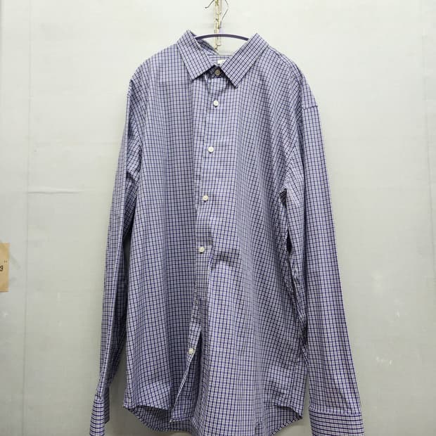 GAP 갭 체크패턴 스탠다드핏 셔츠 XL(2XL)