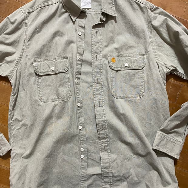 칼하트 베이지 워크웨어 셔츠 (105~110)