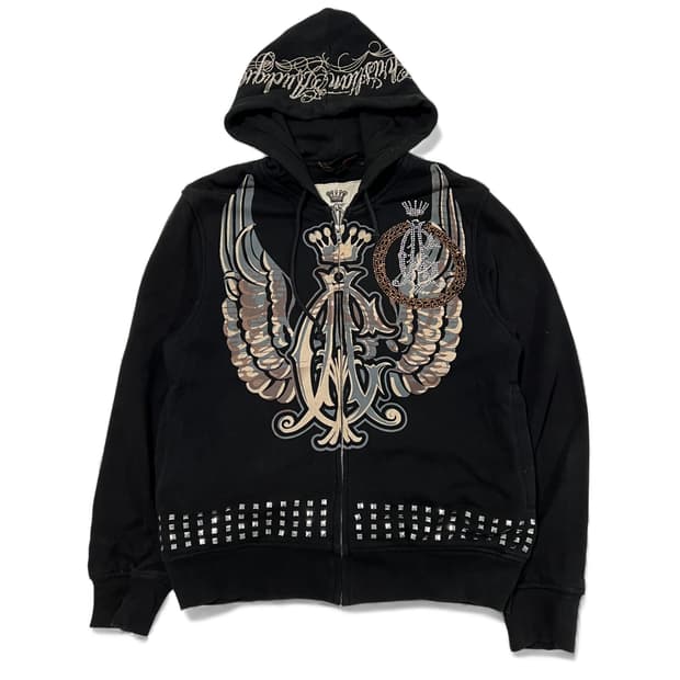 CHRISTIAN AUDIGIER 크리스찬 오디져 프린팅 후드집업(L)