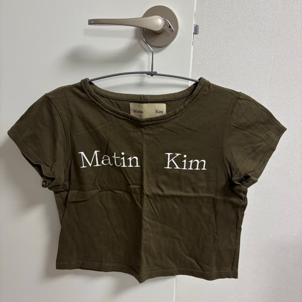 마뗑킴 크롭반팔