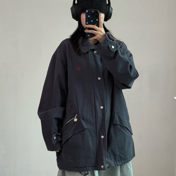 제이프레스 네이비 야상자켓