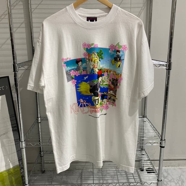 지브리 마녀배달부 키키 부틀렉 애니메이션 티셔츠 애니티