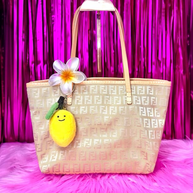 🍋꾸안꾸) FENDI 펜디 주카 숄더백 옐로우 머스타드