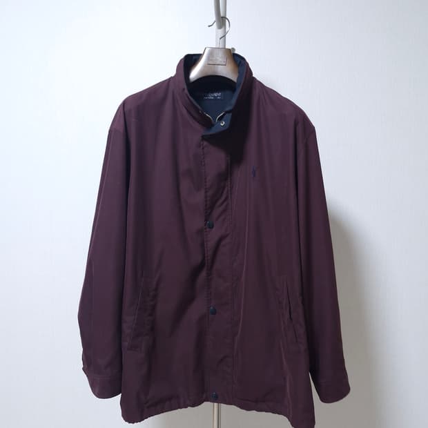 YSL 입생로랑 버건디 자켓 110