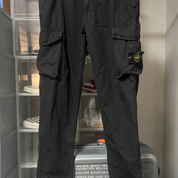 스톤 아일랜드 와펜 패치 카코 팬츠 36사이즈