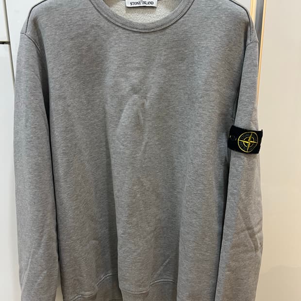 스톤아일랜드 그레이 맨투맨 xl